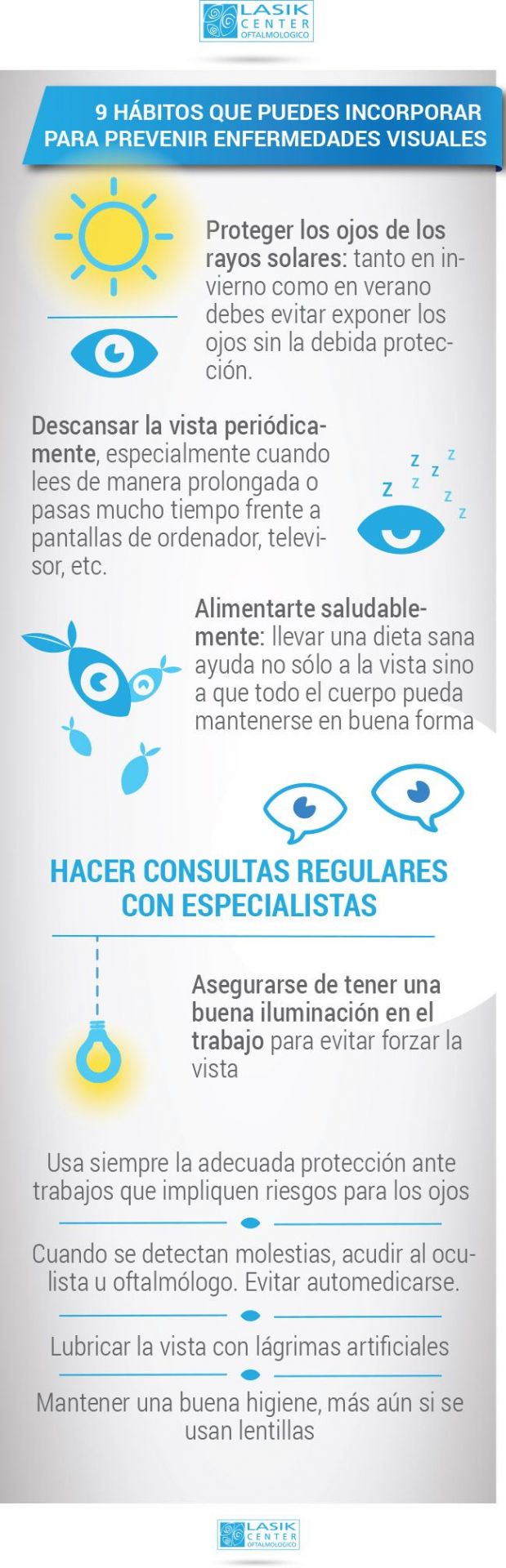 infografia prevenir enfermedades visuales